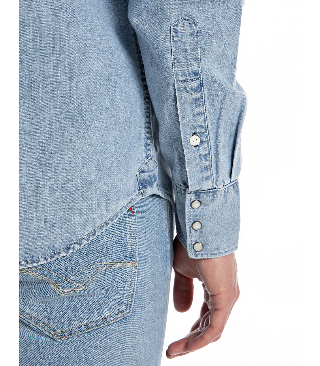 Aged 5years ウエスタンデニムシャツ 詳細画像 ライトブルー 5